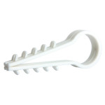 Дюбель елка круглая белая d-6мм. 100шт./уп. AWM