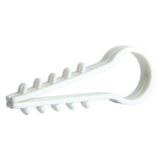 Дюбель елка круглая белая d-6мм. 100шт./уп. AWM