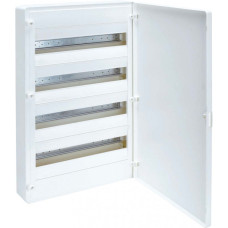 Щит накладной с белой дверцей 72 модуля (4×18) GOLF Hager VS418PD