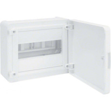 Щит накладной с белой дверцей 8 модулей (1×8) GOLF Hager VS108PD