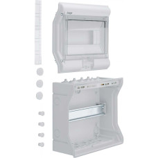 Щит распределительный на 10 модулей накладной с прозрачной дверцей IP65 VECTOR Hager VE110D