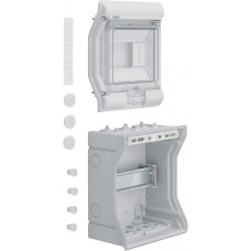 Щит распределительный на 6 модулей накладной с прозрачной дверцей IP65 VECTOR Hager VE106D