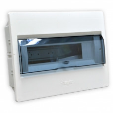 Щит врезной с прозрачной дверцей 12 модулей COSMOS Hager VR112TD