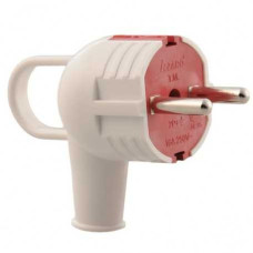 Вилка с ручкой из/с бело/красная LEZARD 715-0201-602