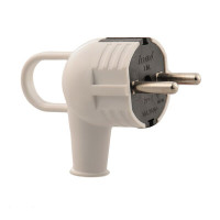 Вилка с ручкой из/из бело/черная LEZARD 715-0203-602