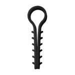 Дюбель елка круглая черная d-20мм. 50шт./уп. AWM