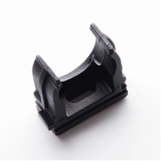 Крепление для гофры и трубы (клипса) d-25мм. (50шт/уп.) AWM, черное