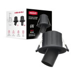 Точковий світлодіодний світильник Maxus Recessed Track Downlight 6W 3CCT Black 1-MRD-6W-BLC