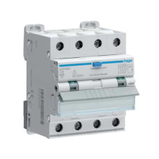 Дифференциальный автоматический выключатель ADM470C 4P 6kA C-20A 30mA тип A Hager
