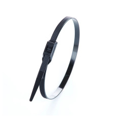 Стяжка кабельная 8x400 черная (100шт./уп.) AWM