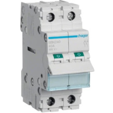 Выключатель нагрузки SBN240 2P 40А/400В Hager