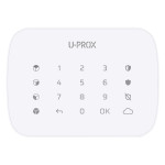 Беспроводная сенсорная клавиатура для четырех групп U-Prox Keypad G4 White