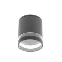 Фасадный светильник GTV RIVEN черный круглый OS-RIV102OKG-30