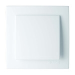 Выключатель одноклавишный NILSON Touran белый 24111001