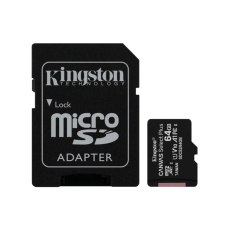 Карта памяти Kingston 64GB microSDXC Canvas Select Plus 100R A1 C10 Card + ADP