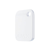 Защищенный бесконтактный брелок для клавиатуры AJAX Tag – 3 шт. (white)