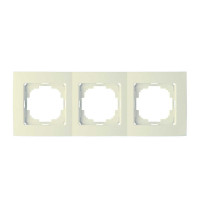 Рамка тройная горизонтальная NILSON Touran крем 24120093