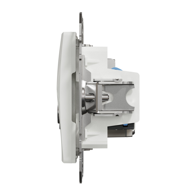 Розетка телевизионная и компьютерная SCHNEIDER Sedna Design cat5E UTP белая SDD111469T