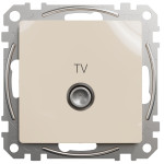 Розетка телевизионная конечная SCHNEIDER Sedna Design бежевый SDD112471