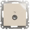 Розетка телевизионная конечная SCHNEIDER Sedna Design бежевый SDD112471
