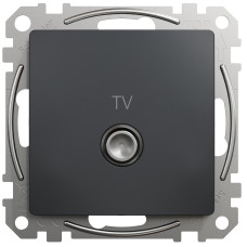 Розетка телевизионная конечная SCHNEIDER Sedna Design черный SDD114471
