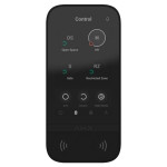 Бездротова клавіатура з сенсорним екраном Ajax KeyPad TouchScreen (8EU) black