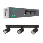 Накладний поворотний світильник Ardero ML316-3 G5.3 IP20 чорний 80209