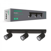 Накладной поворотный светильник Ardero ML316-3 G5.3 IP20 черный 80209