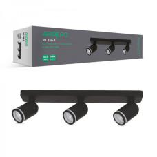 Накладной поворотный светильник Ardero ML316-3 G5.3 IP20 черный 80209