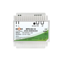 Блок питания PROFESSIONAL DC12 60W BPD-60-12 5A под DIN-рейку