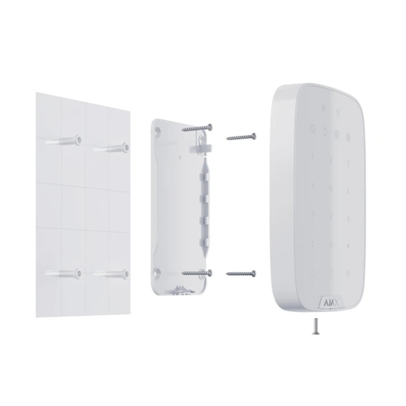 Беспроводная клавиатура Ajax Keypad Plus white