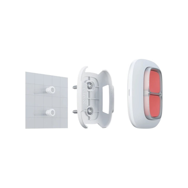 Беспроводная экстренная кнопка AJAX DubleButton (white)