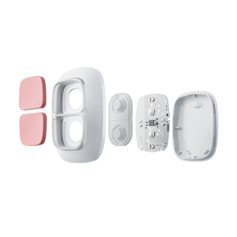 Беспроводная экстренная кнопка AJAX DubleButton (white)