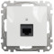 Компьютерная одинарная розетка SCHNEIDER Sedna Design cat5E UTP белая SDD111451