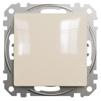 Одноклавишный выключатель SCHNEIDER Sedna Design бежевый SDD112101