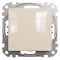 Одноклавишный выключатель SCHNEIDER Sedna Design бежевый SDD112101