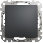 Одноклавишный выключатель SCHNEIDER Sedna Design черный SDD114101