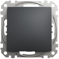 Одноклавішний вимикач SCHNEIDER Sedna Design чорний SDD114101