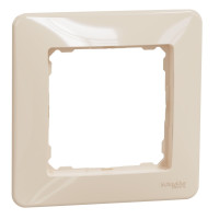Рамка одинарная SCHNEIDER Sedna Design бежевый SDD312801