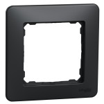 Рамка одинарная SCHNEIDER Sedna Design черный SDD314801