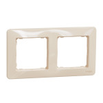 Рамка двойная горизонтальная SCHNEIDER Sedna Design бежевый SDD312802