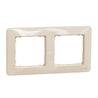 Рамка двойная горизонтальная SCHNEIDER Sedna Design бежевый SDD312802