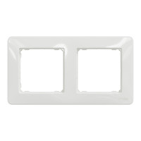 Рамка двойная горизонтальная SCHNEIDER Sedna Design белая SDD311802