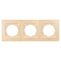 Рамка тройная NILSON Touran клен 24280093
