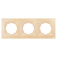 Рамка тройная NILSON Touran клен 24280093