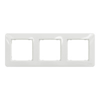 Рамка тройная горизонтальная SCHNEIDER Sedna Design белая SDD311803