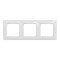 Рамка тройная горизонтальная SCHNEIDER Sedna Design белая SDD311803