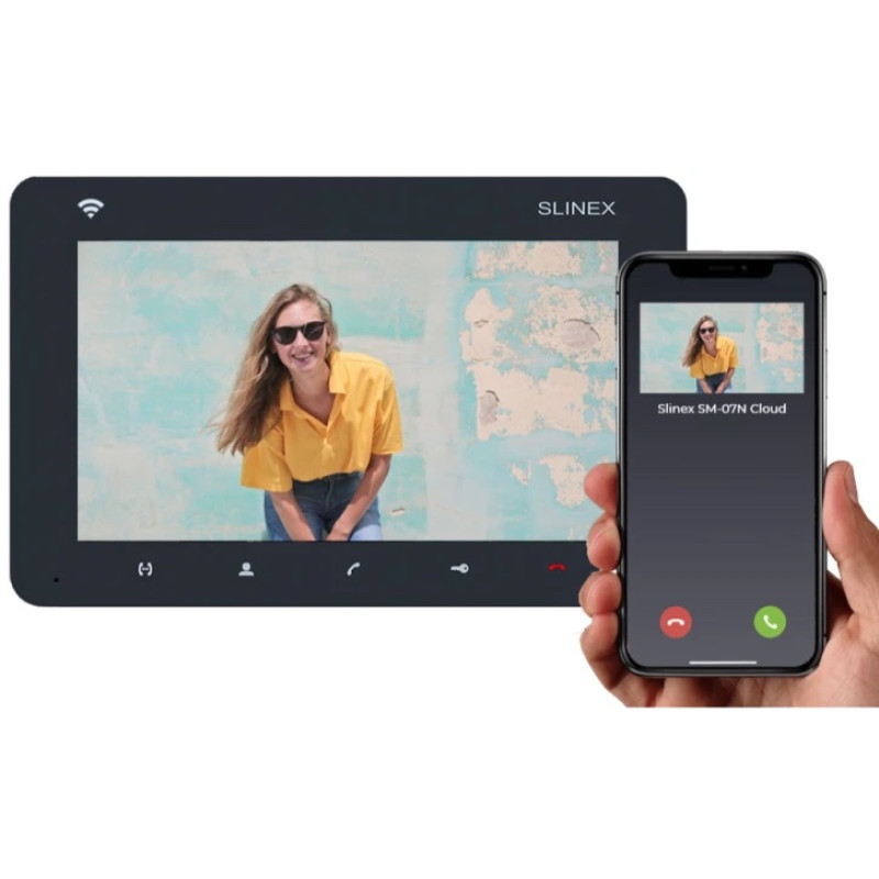 Видеодомофон Slinex SM-07N Cloud grafit