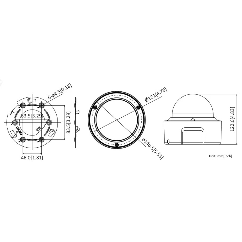 IP камера видеонаблюдения 2 Мп Hikvision DeepinView DS-2CD7126G0-IZS (8-32мм)