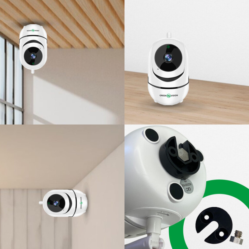 Беспроводная поворотная камера видеонаблюдения GreenVision GV-165-GM-DIG30-10 PTZ 3MP